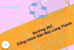 HÔM TRƯỚC ANH CHỊ NÀO KIẾM HÀNG NGỘP SÂU Mặt tiền 25C Cổng chính Sân Bay Long Thành nay đã về hàng.