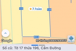  LÔ ĐẤT VIEW HỒ – THẾ CAO – 7.126m² SIÊU PHẨM TẠI XUÂN ĐƯỜNG
