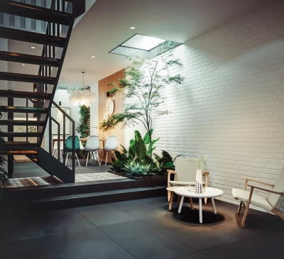 Cách thiết kế và thi công giếng trời đẹp chuẩn phong thủy