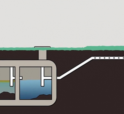 Đường nước thải bể phốt đi qua phòng ngủ có sao không?