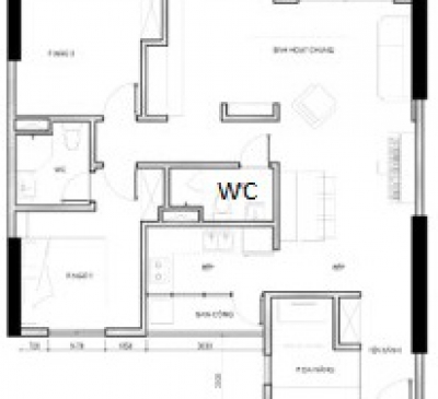 Cách xử lý lỗi phong thủy nhà vệ sinh nằm ở trung cung
