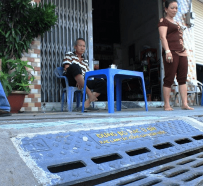 Hóa giải khi trước nhà, gần nhà có hố rác, nắp cống