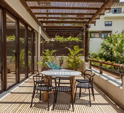 Cách bố trí sân thượng 