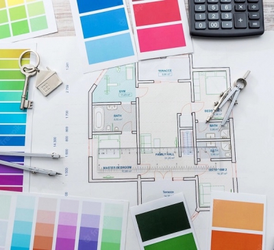 Cách xem màu sắc, vật liệu trang trí nội thất theo phong thủy