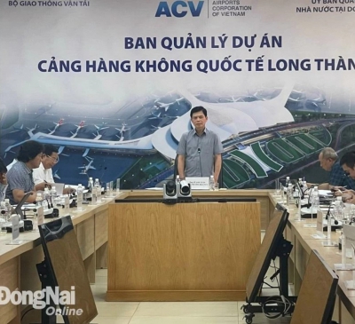 Huy động máy móc, nhân lực để đẩy nhanh tiến độ thi công các gói thầu dự án sân bay Long Thành
